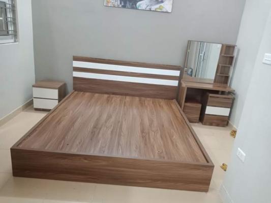 Combo giường ngủ gỗ chống ẩm CB01